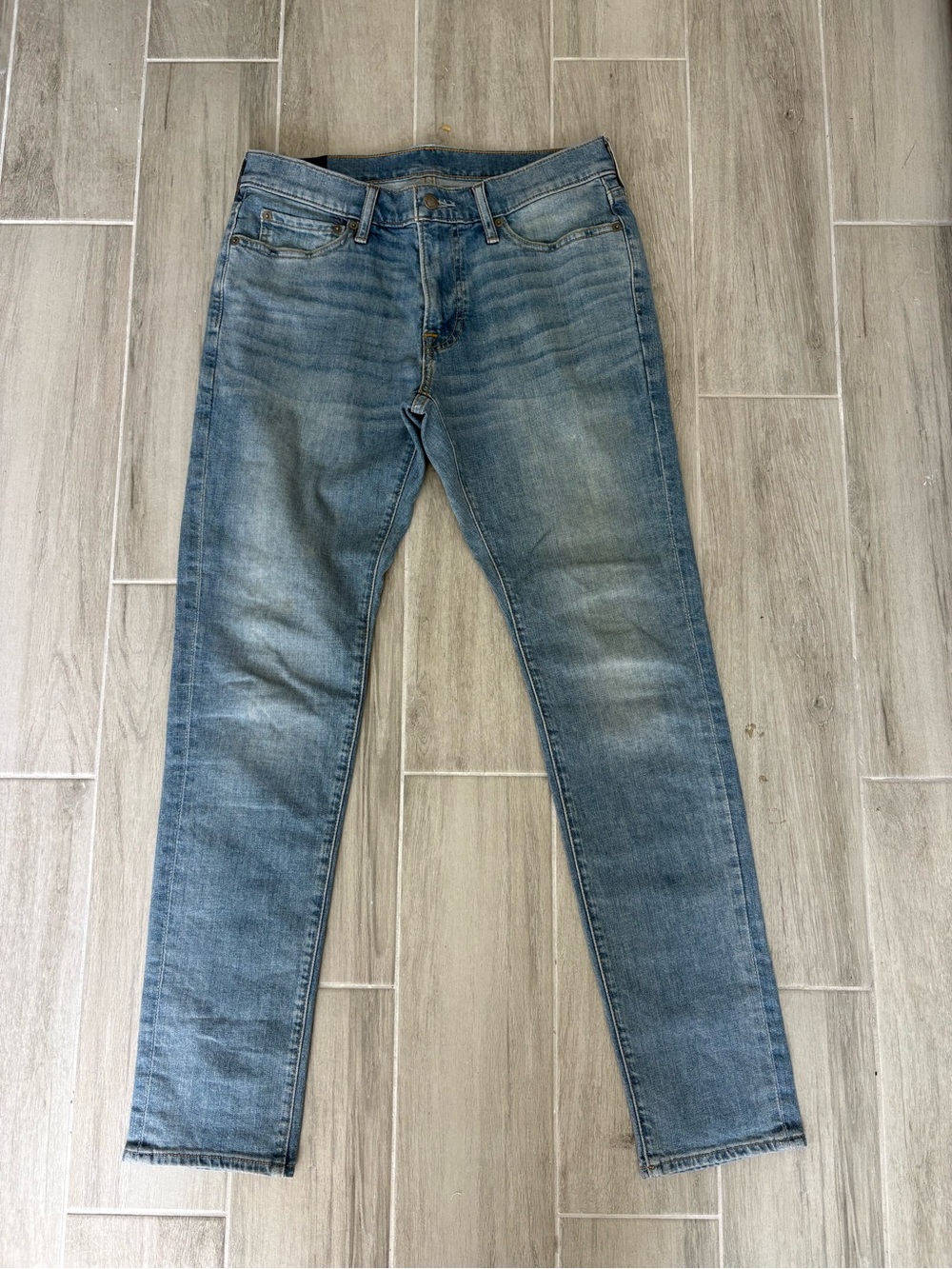 Abercrombie Felix Super Skinny Stretch Light Wash Jeans 31x32